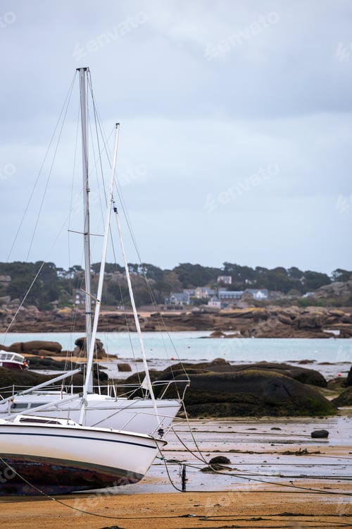 Preview: boats at low tide