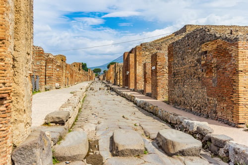 Preview: Road at the Ruins of Pompeii, Italy