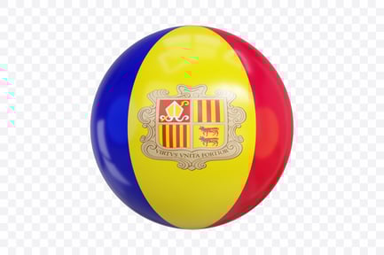 Preview: 3D Andorra Flag