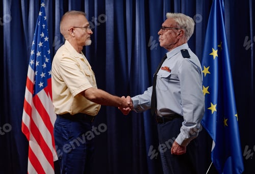 Preview: Politicians shaking hands to conclude a deal