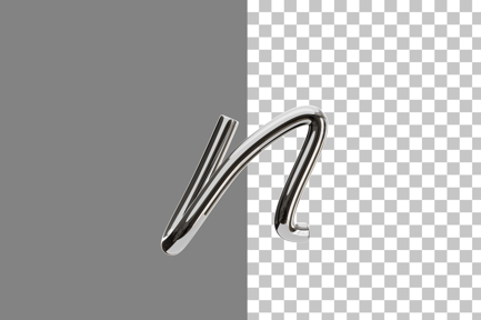 Preview: Chrome N 3D Icon