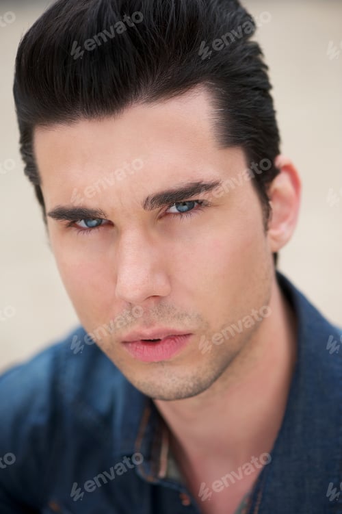 Preview: Portrait of a male fashion model