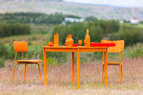 Preview: Orange dining