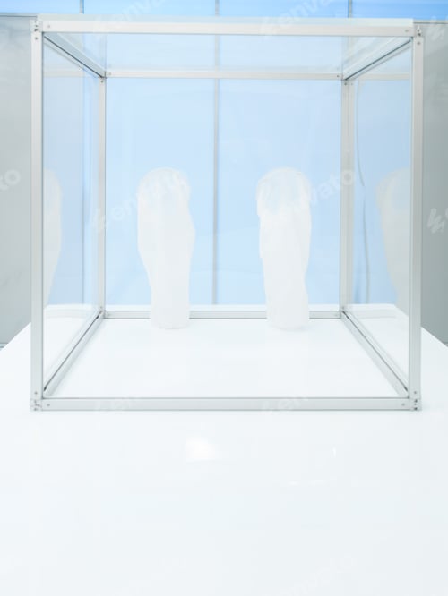 Preview: sterile chamber inside a lab