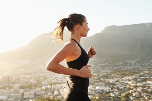Preview: Running is a way of life. Shot of a young runner training outdoors.