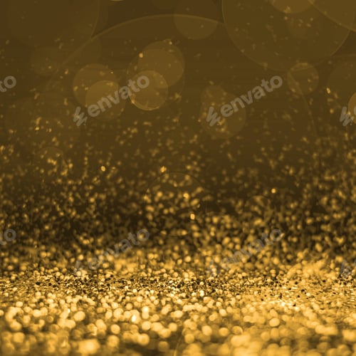 Preview: Abstract gold glitter perspective to blank background,Studio style mock up for adding your product.