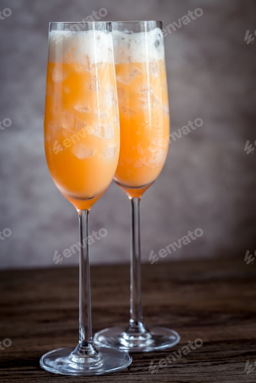 Preview: Two bellini cocktails