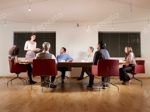 Preview: Group of people at boardroom meeting
