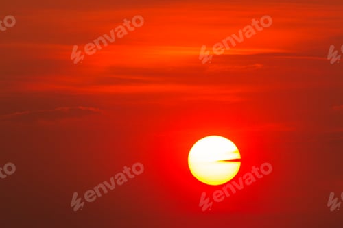 Preview: colorful dramatic sky with cloud at sunset