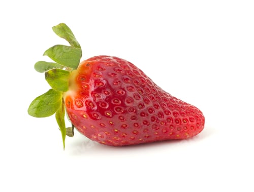 Preview: Fresh strawberry isolated on white background