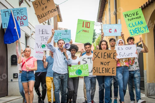 Preview: Activists demonstrating against global warming