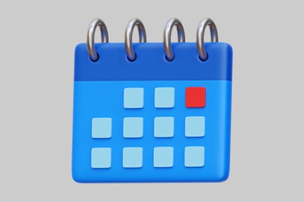 Preview: Calendar With Date Marked For Important Events