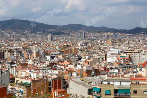 Preview: Beautiful view of Barcelona, Catalonia, Spain