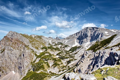 Preview: Bosnia and Herzegovina-Montenegro border with the Trnovacki Durmitor and Velika Vlasulja peaks