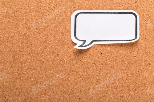 Preview: The cork board with blank notes