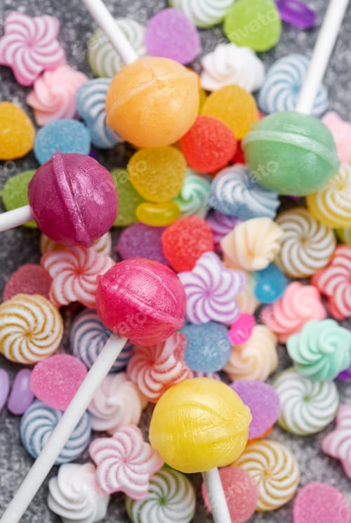 Preview: Sweet lollipops and candies