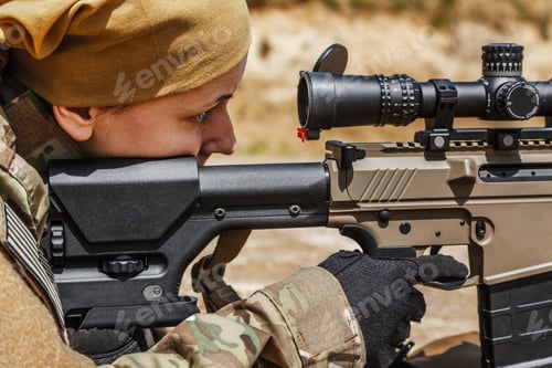 Preview: Young female sniper