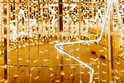 Preview: Christmas decoration with lights