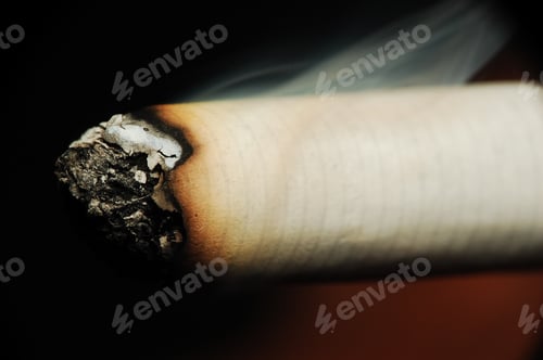 Preview: Closeup of a burning cigarette