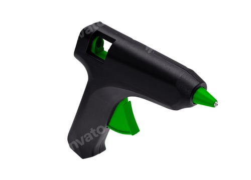 Preview: Glue gun isolated on white background