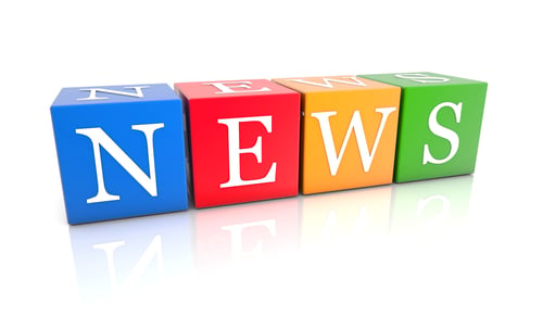 Preview: Illustration of colorful blocks with news spelled on them on a white background