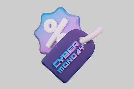 Preview: Cyber monday discount tag