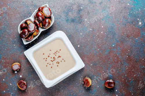 Preview: Delicious creamy chestnut soup.