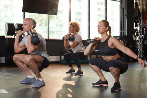 Preview: Sport class training in gym