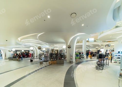 Preview: Icon Siam, plaza shopping mall in building in structure, interior design decoration