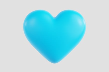 Preview: 3D Light Blue Love