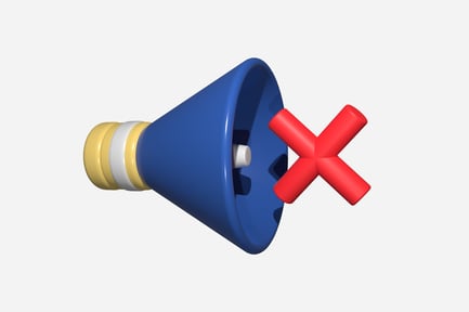 Preview: Mute 3D Illustration