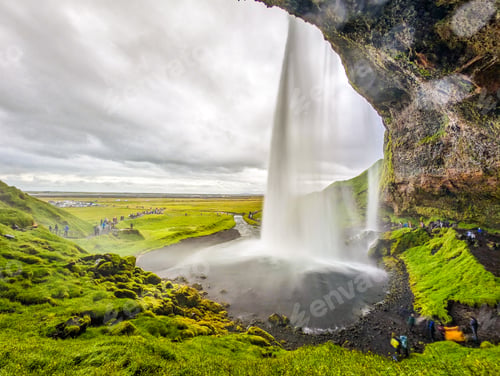 Preview: Seljalandsfoss one of the most famous waterfall in Iceland