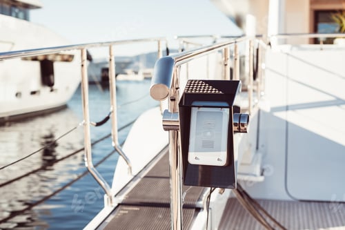 Preview: Intercom system on modern yacht entry
