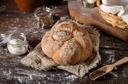 Preview: Homemade rustic bread