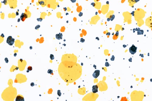 Preview: Creative background with black and yellow crayon art