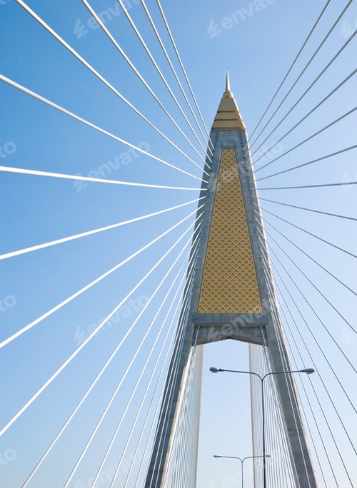 Preview: Cable-stayed bridge in Bangkok