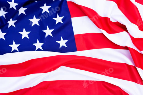 Preview: American flag closeup. Happy 4th of july background