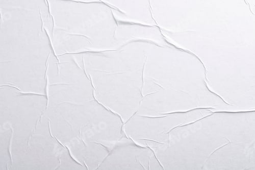 Preview: Wrinkled White Paper Texture for Abstract Background