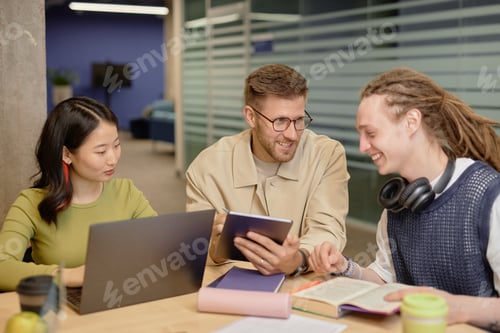 Preview: Male Professor and Students Socially Interact during Class