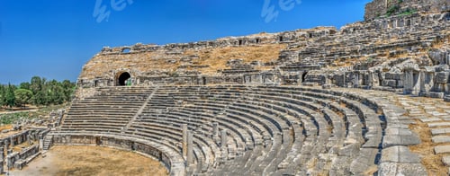 Preview: The interior of the Miletus Ancient Theatre in Turkey