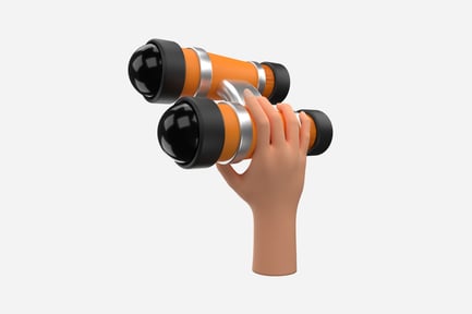 Preview: Binoculars Eco 3D Illustration