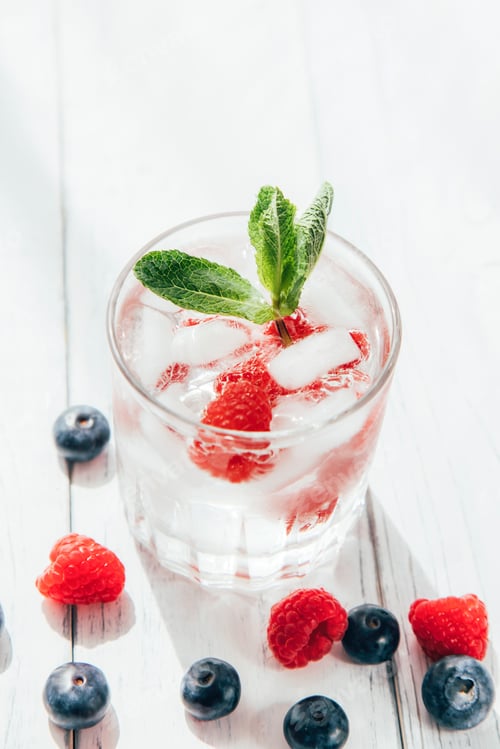 Preview: Glass with summer drink