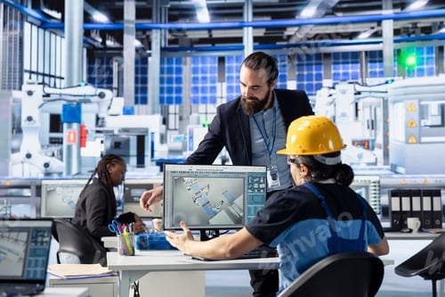 Preview: Photovoltaics factory experts diagnosing equipment performance issues