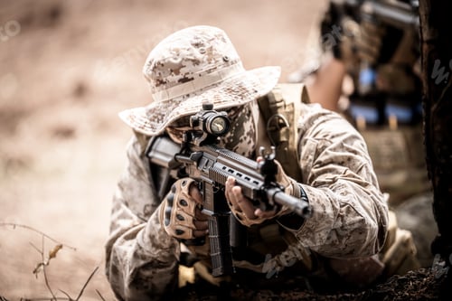 Preview: US marines in the mountains during the military operation