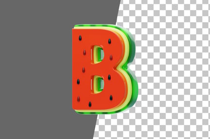 Preview: Watermelon B 3D Icon