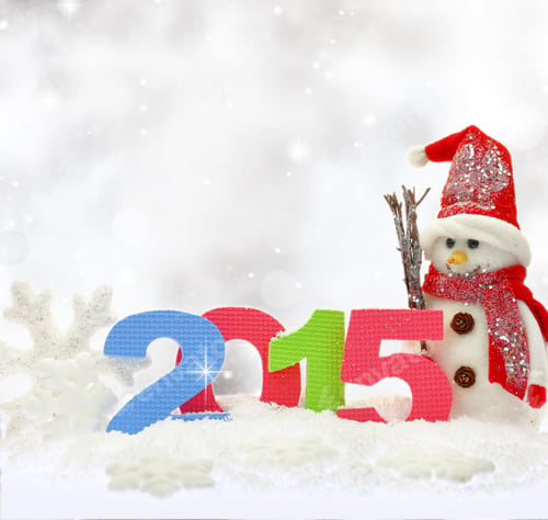 Preview: Snowman And New Year 2015 On Snow