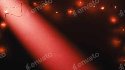 Preview: Red valentines day love background with heart and copy space