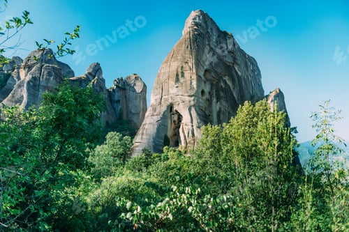 Preview: Meteora, monk prison cave, Greece
