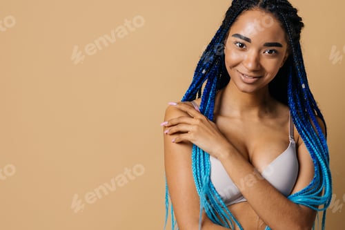 Preview: Beauty portrait of beautiful black woman