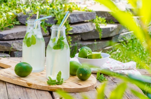 Preview: Homemade mint lemonade